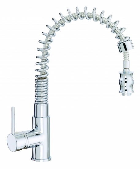 CDA Contemporary Single Lever Tap With Pull-out Spray - TM1CH